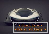Futuristic concept LADA L-Rage concept 2080 from the designer Dmitry Lazarev