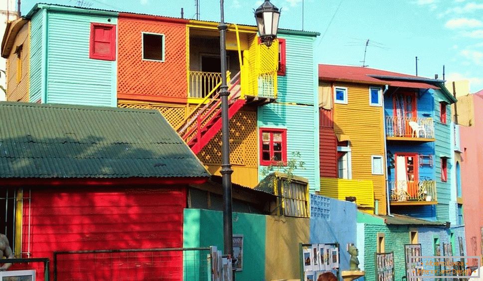 Beautiful colored houses