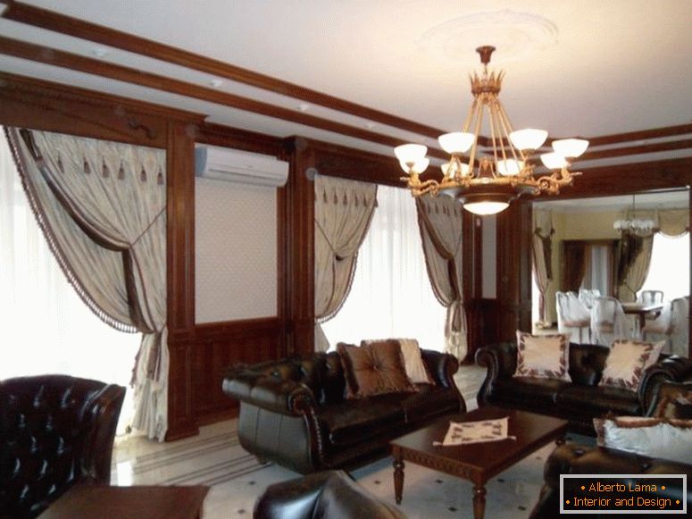 Baroque living room - 75 photos of unusual design