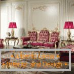 Baroque living room - 75 photos of unusual design