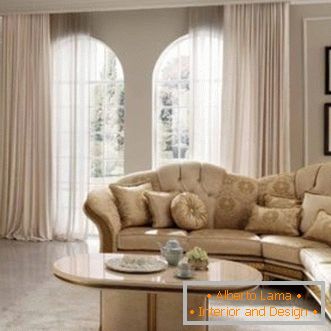 Baroque living room - 75 photos of unusual design