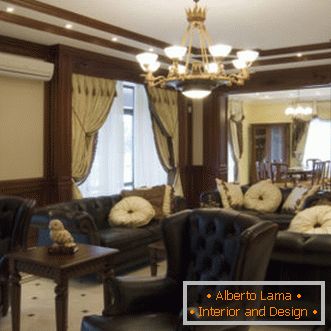 Baroque living room - 75 photos of unusual design