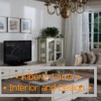 Living room in provence style - 80 photos of unusual design