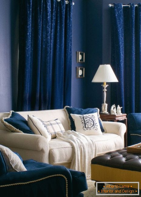 Interior of a small living room in a Victorian style