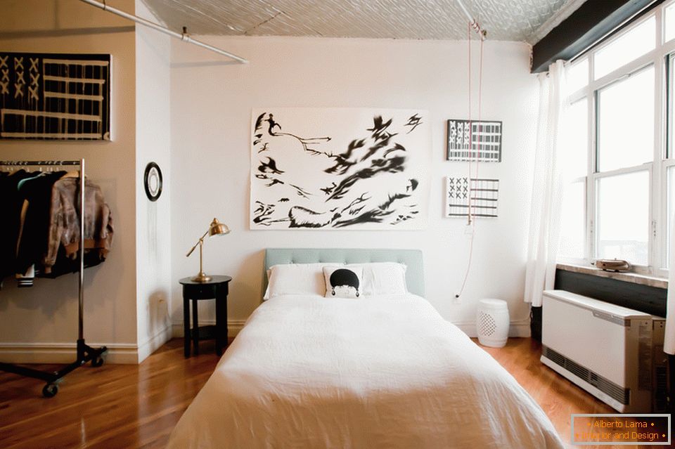 Bedroom stylish apartment in Brooklyn