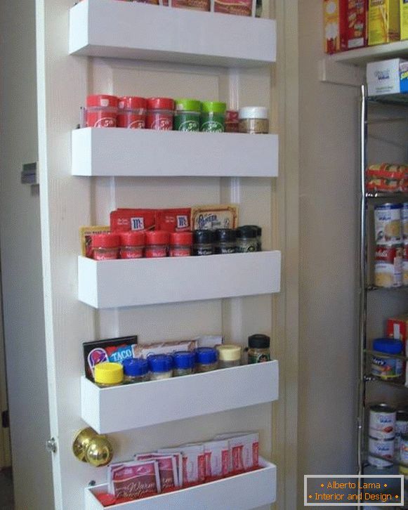 Idea for storing spices in the kitchen