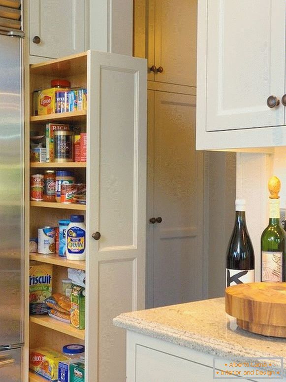 Drawer in the kitchen