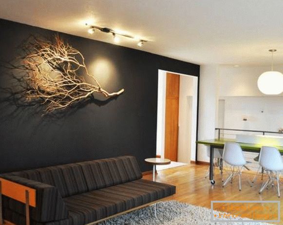 Big branch on the wall decor