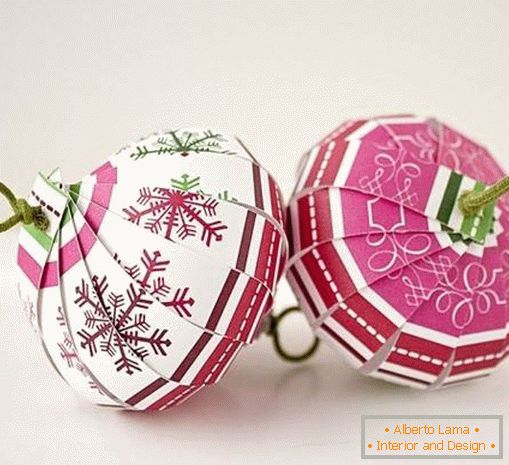 Crafts for the New Year from paper
