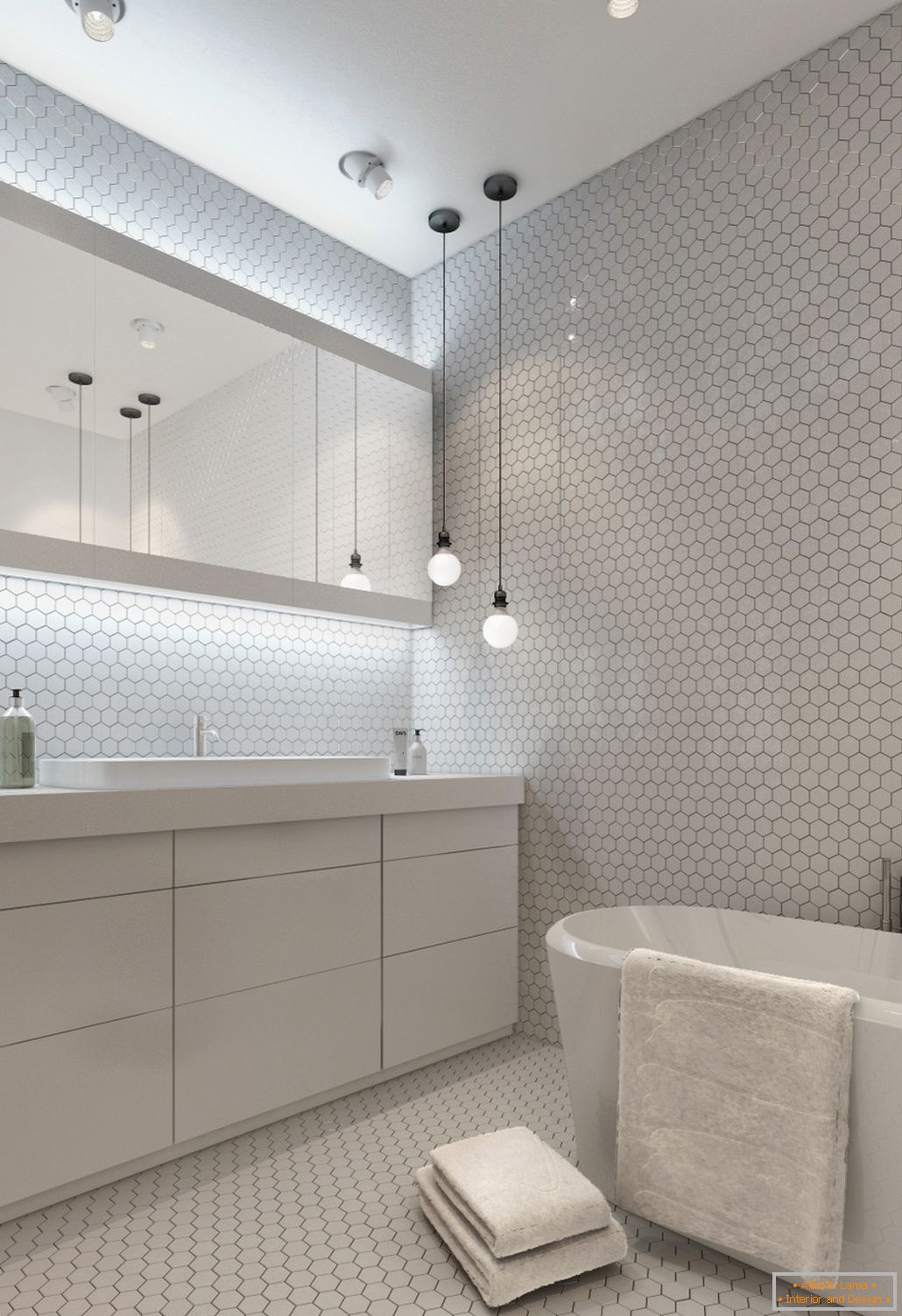 Design a white bathroom for a small apartment - фото 2