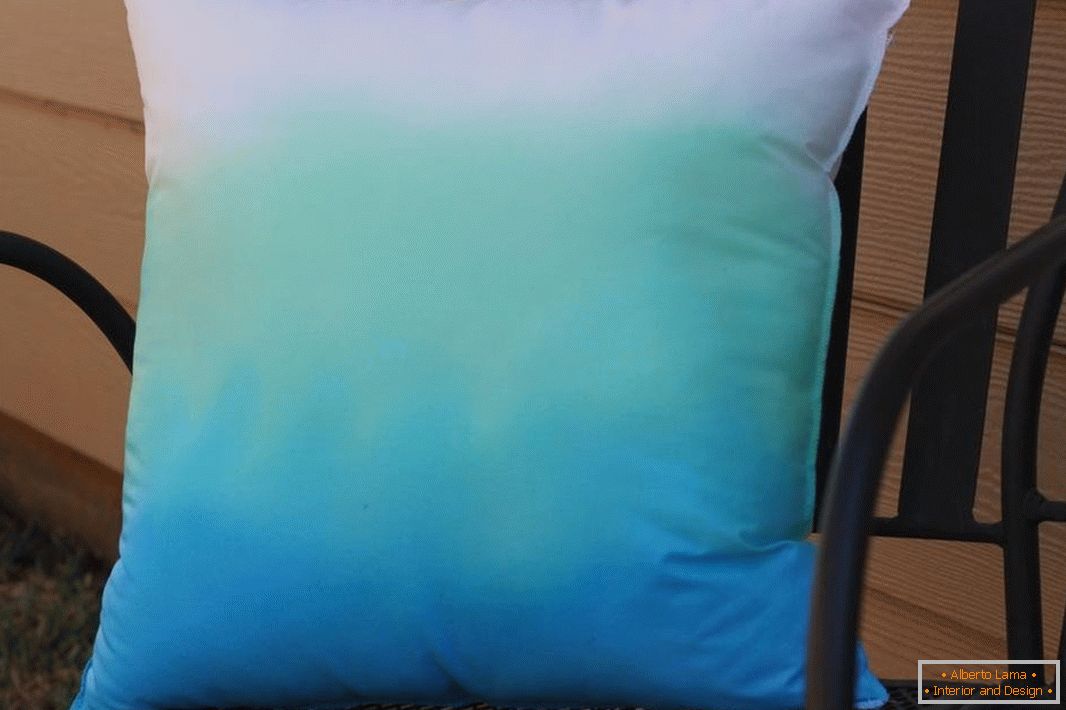 Multi-colored pillow