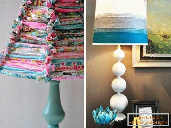 Ideas for table lamps own hands