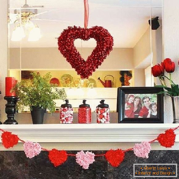 how to decorate the interior by February 14, photo 24