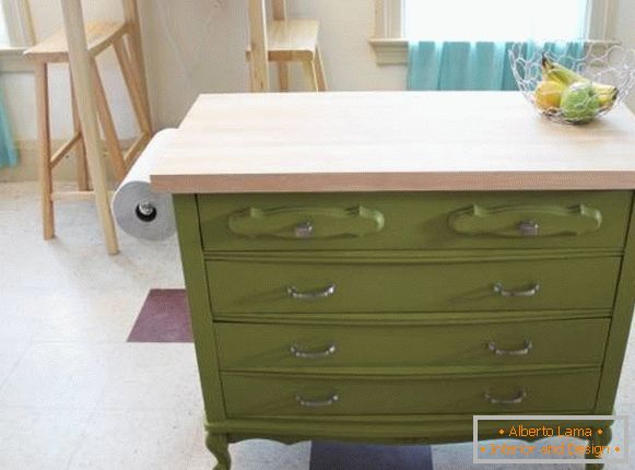 How to make a kitchen island with your own hands