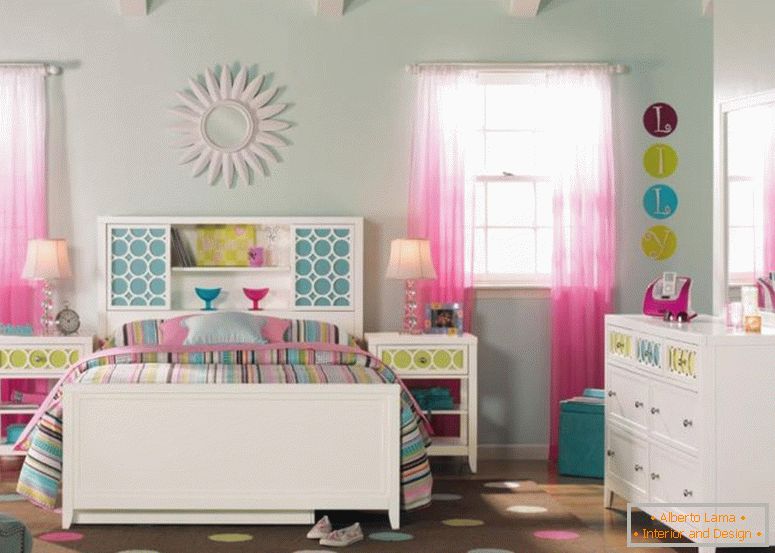 fashionable-white-paint-wooden-ikea-bedroom-furniture-with-full-size-bookcase-headboard-using-colorful-stripes-pattern-theme-bedding-for-the-inspiring-teen-girl-bedroom-decoration-1120x799