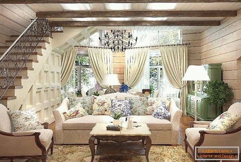 Living room in classic style