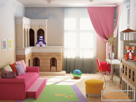 interior of a children's room for a schoolboy, photo 55