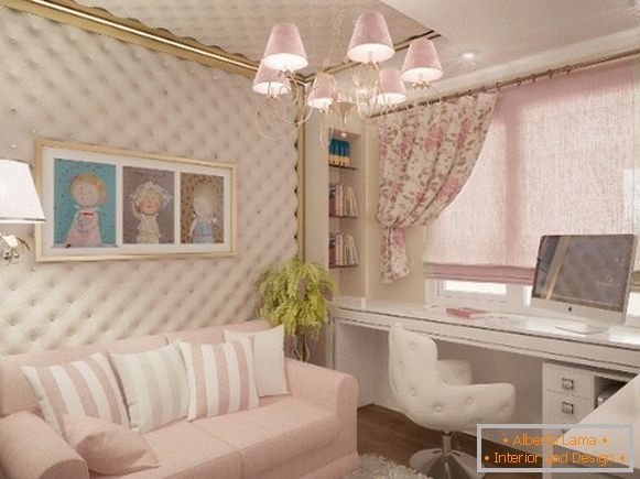 children's room interior for a girl 12 years old photo