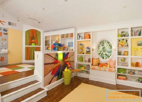 interiors of children's rooms for two different-sex children, photo 25