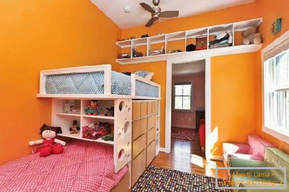 interiors of children's rooms for two of them of different sexes, photo 28