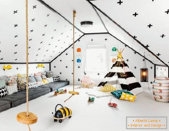 interiors of children's rooms for two of them of different sexes, photo 31
