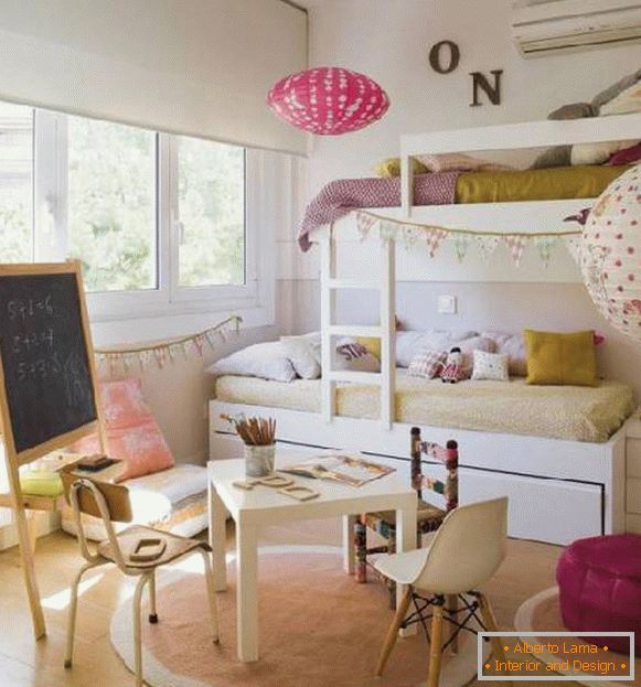 interior of a children's room for two girls photo, photo 6