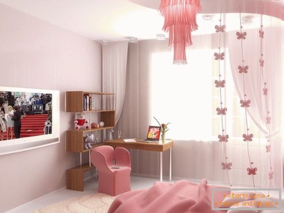 bedroom interior for teen girl photo