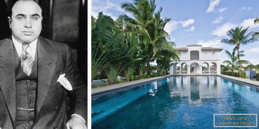 Al Capone and his luxury home in Miami