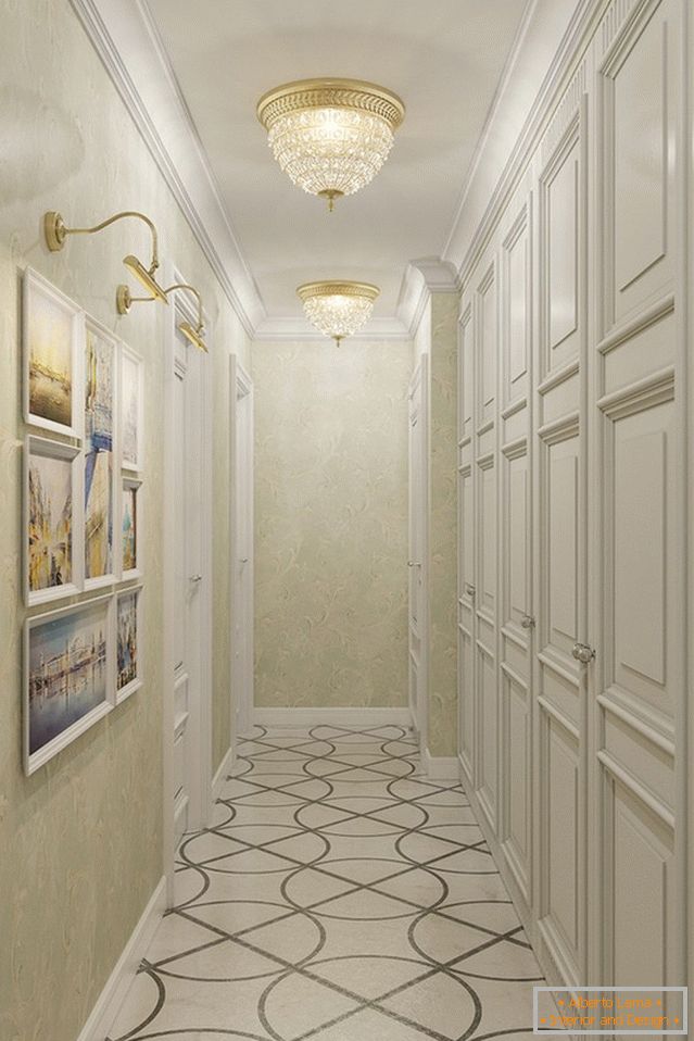 Interior design of the hallway