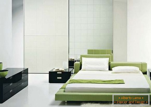 interior of the bedroom minimalism, photo 62