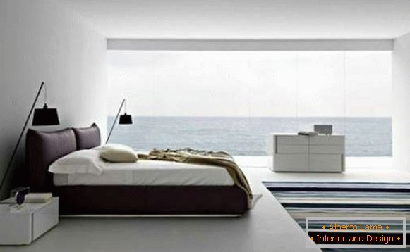 interior of the bedroom minimalism, photo 63