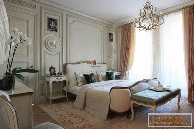 french style in the bedroom