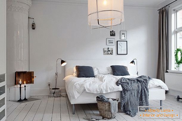 bedroom design Scandinavian style