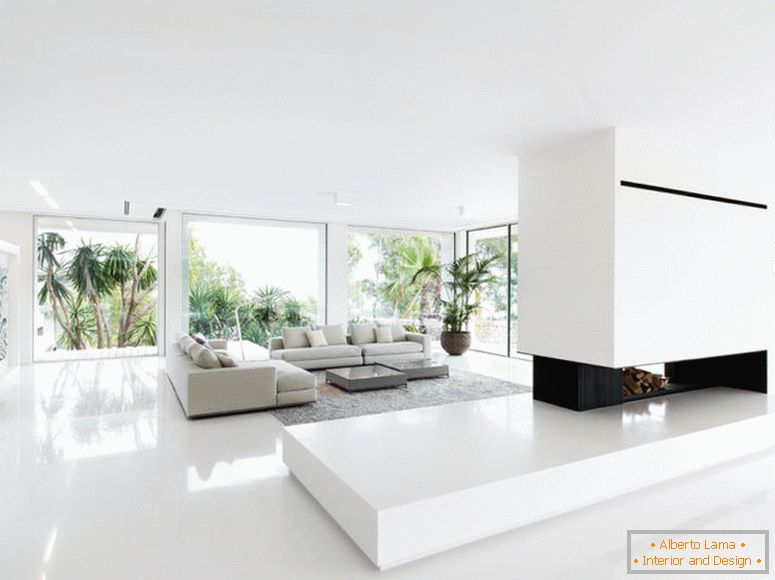 Interior in white style - the best photo of design ideas in