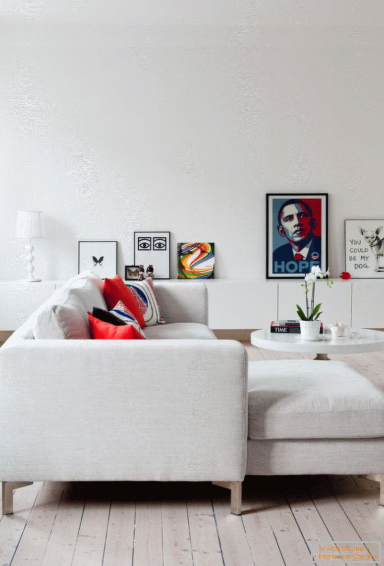 Interior in white style - the best photo of design ideas in