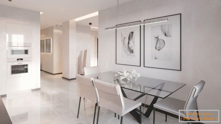 Interior in white style - the best photo of design ideas in