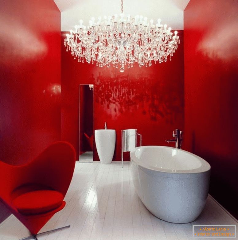 cool-inexpensive-bathroom-remodeling-ideas-for-bathroom-with-large-chandeliers-lamp-and-red-painting-accent-walls-also-classic-luxury-hanging-lamp-decorating-inspirations