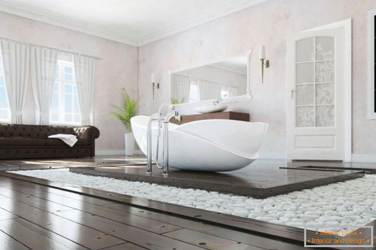 elegant-modern-bathroom-featuring-interior-design-with-candle-on-garden-interesting-white-bathtub-hardwood-floor-wall-decor interior-pebbles-architecture interior-design interior-design-colleges-softw