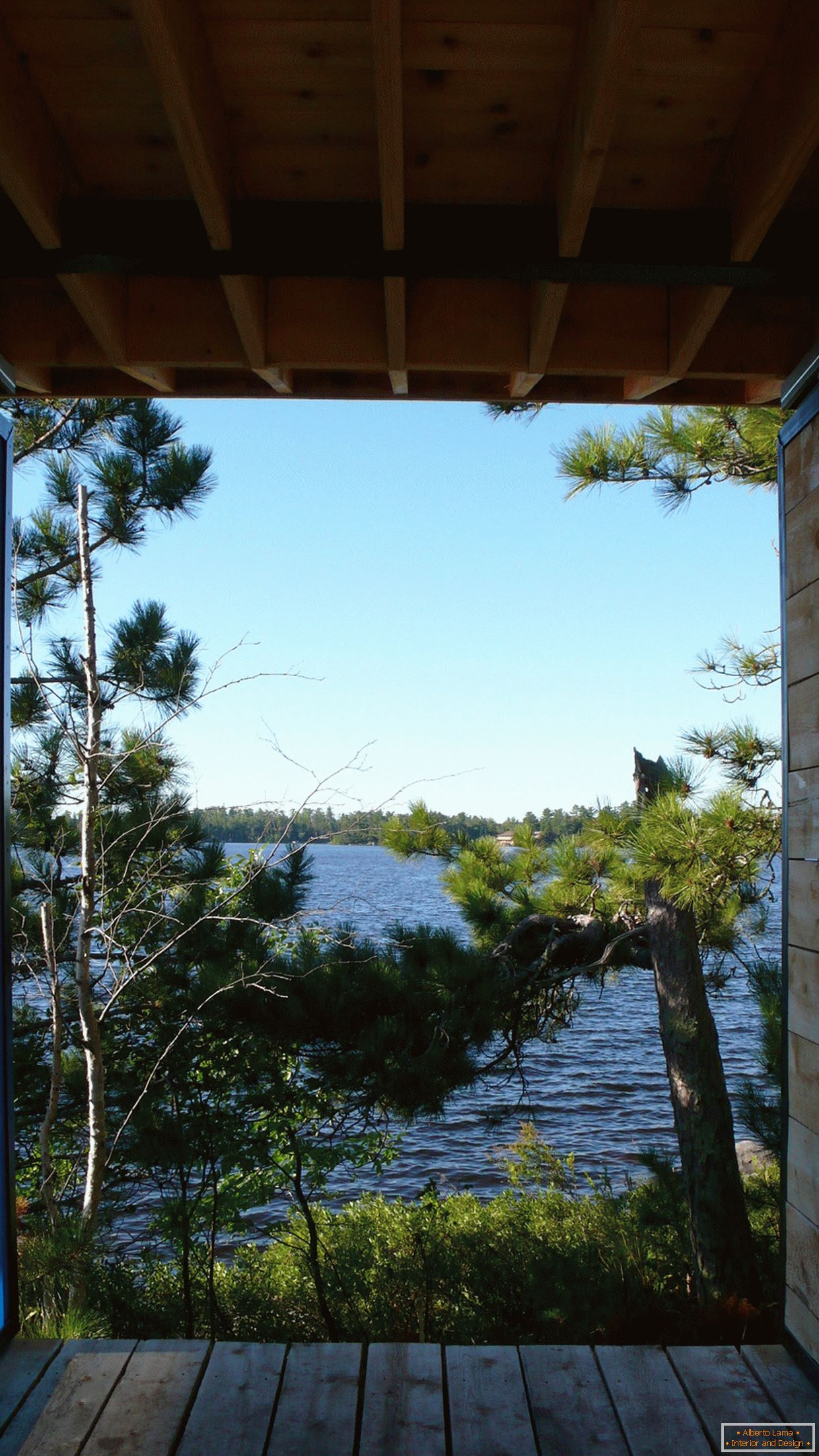 Design of a house on stilts 