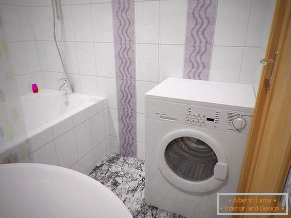 bathroom with washing machine photo design, photo 17