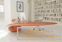 Elegant and futuristic office tables