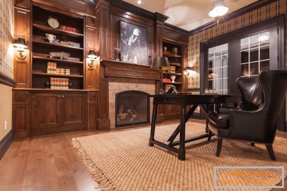 Victorian style cabinet in the apartment photo