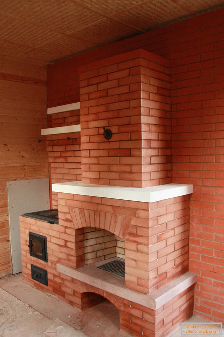 Brick fireplace for the country - the last trend of this season among modern summer residents.
