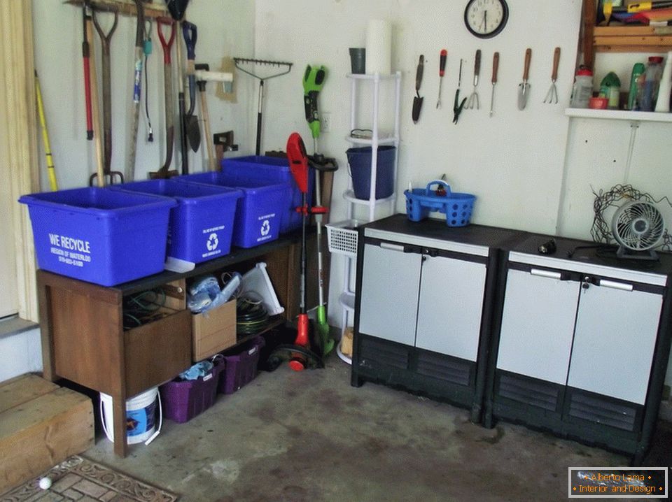 Storage in the garage