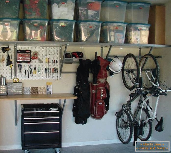 Storage in the garage