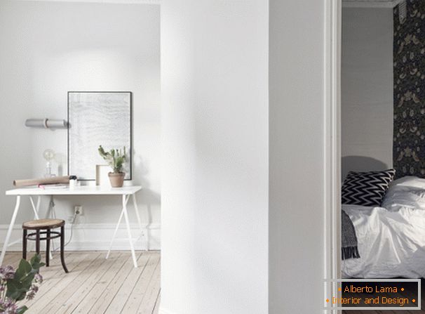 Small bedroom in a small apartment