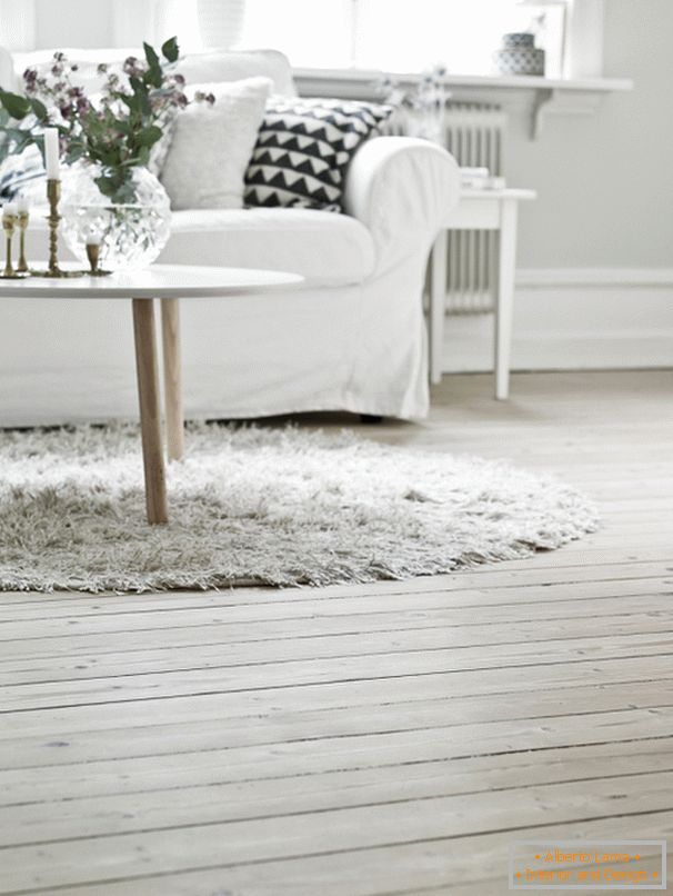 Soft mat on the floor in the living room