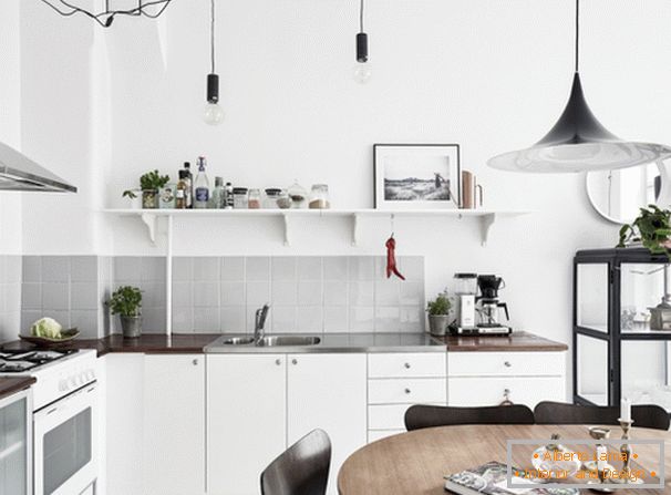 Kitchen in Scandinavian style