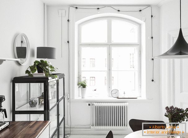 Large window in the kitchen