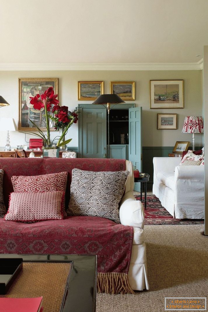 Living room in country style